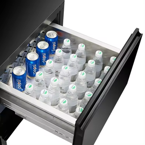 Hot Selling Two-Drawer Refrigerated Vending <b>Fridge</b> <b>Bar</b> Equipment Low Noise Outdoor Shopping Mall Electronic Hotels Drawer Refrig - Product Image 1