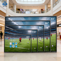 Pizarra Interactiva Inteligente ZDHQ de 98-115 Pulgadas, 4k LCD, Táctil de 20 Puntos, WiFi/Ethernet, para Entrenadores de Fútbol, Planificación Táctica, Reuniones con Jugadores