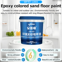 Peinture de sol époxy auto-nivelante imperméable effet marbre coloré pour sols en béton et carrelage, directement de l'usine