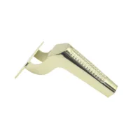 Pieds de canapé modernes et personnalisés en fer et acrylique, style minimaliste doré, durables, pour tables et chaises