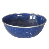 12/14/16/18/25cm cuisine logo personnalisé imprimé métal forme droite pop-corn émail feu surélevé Sauce chien bol de lavage