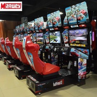 Marwey Machine de Jeu d'Arcade Vidéo Électronique de Course Automobile à Monnayeur à Prix Réduit pour Centre de Jeux