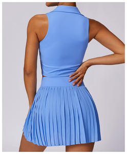 依依夏季快干锻炼高尔夫休闲套装女孩二合一裙舒适女性网球服s-xl网球裙<span class=keywords><strong>2</strong></span>件套 - Product Image 6