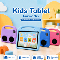 Tablet 5G Wifi de 10.1 Pulgadas, Android Quad-core, 64GB, Tablet Educativa para Niños, Tableta Android para Estudio Infantil, Tablet PC