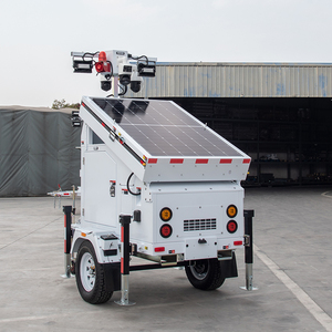 รถพ่วงกล้องวงจรปิดแบบพกพา UNIV Solar Digital Camera Surveillance Trailer พร้อมเสา CCTV รุ่น UST-900 เสาสำหรับกล้องรักษาความปลอดภัย UST-900 - Product Image 5
