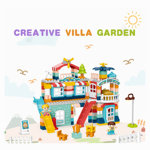 215 Món Đồ Chơi Gạch Tự Làm Giáo Dục Bộ Đồ Chơi Xây Dựng Bằng Nhựa Soi Sáng Cho Trẻ Em Khối Xây Dựng Lâu Đài Sân Vườn Sáng Tạo Cho Trẻ Em - Product Image 2