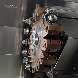 Cooray crl52my điện tháp nghiêng giường tailstock xây dựng trong Y trục fanuc/Siemens cncturning phay hợp chất gia công Trung tâm máy tiện - Product Image 5