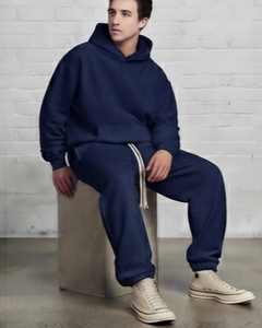 Men's Loose Fit <b>Oversized</b> <b>Sweatpants</b> Wide Leg Baggy Y2K Streetwear Pants - Product Image 4