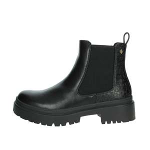 Botas de Tobillo Bajas para Mujer Kejo KJ04320SD, Botas de Moda con Suela Gruesa Negra - Product Image 1