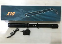 Lampe torche tactique portable X10 noire pour extérieur, éclairage porte-clés, sécurité rapide, 928, logo OEM, expédition rapide, chargeur UE et US