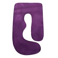 Housses de coussin de grossesse amovibles en gros, douces, lavables, réutilisables, en velours, 150*80cm, pour coussin de maternité