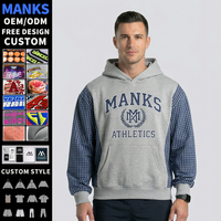 Sweat-shirts à capuche personnalisés avec logo, vêtements de sport, tissu écologique, coupe ample, pull-over lourd, sweat-shirt de sport pour hommes