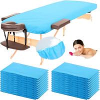 Draps élastiques médicaux ajustés pour table de massage, SPA, examen médical, tatouage, épilation, housse de lit non tissée, housses de lit jetables