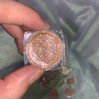 2 g pulver-glas 6 farben diamant metallisch glitzernd make-up lose pigmentierte lidschatten