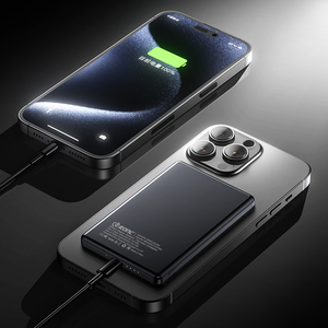 Cargador Portátil Magnético Inalámbrico, Banco de Energía de 5000 mAh, Carga Rápida PD de 20 W, Mini Banco de Energía Seguro Tipo Cartera - Product Image 3