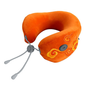 U-Shaped Neck Massage <b>Pillow</b> Memory Foam Travel <b>Pillow</b> With Heat Therapy For Neck Relief And Comfort - Product Image 1