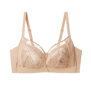 888 Damen-BH im chinesischen Stil für kleine Brüste, Meteor Valley, bequem, atmungsaktiv, einfarbig, ohne Bügel, Push-up, dünn - Product Image 5