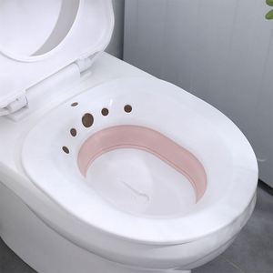 2024 Servicio personalizado Color Rosa Lavado de plástico y vapor Postparto Mujer Baño de asiento - Product Image 2
