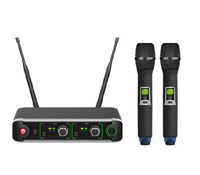 Précision Pro Audio UHF-281B Professionnel Sans Fil Micro Microphone à main Pour La Scène Karaoké Mic live streaming carte son