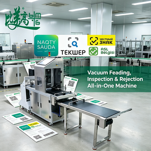 Machine automatique de séparation de feuilles et de rejet par inspection visuelle |   Système de détection des défauts d'étiquettes à haute vitesse pour l'emballage - Product Image 4