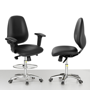 ESD chống tĩnh PU j99f da phòng thí nghiệm ghế bụi-miễn phí hội thảo Lift xoay Rocking tính năng cho trường học hiện đại sử dụng kho - Product Image 6