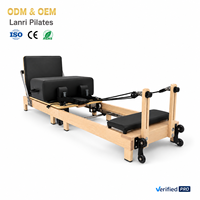 Plateforme de Pilates pliable en bois d'érable pour exercices de gainage, entraînement du tronc et étirements corporels, portable, garantie 5 ans