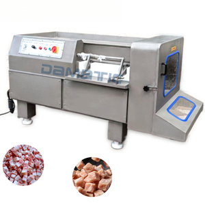 Máquina Cortadora de Carne Congelada Comercial de 600 kg/h, para Carne de Cerdo, Res, Pollo y Cabra, en Tamaños de 5/6/7/8/10/12/14/21/28 mm - Product Image 1