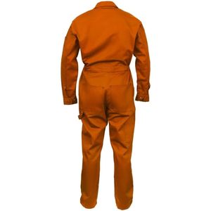 ชุดคลุมทำงานผู้ชายแขนยาวสีส้ม 3XL ผ้าฝ้ายทนไฟ ยี่ห้อ Just In Trend - Product Image 4