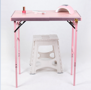 KONCAI <span class=keywords><strong>Table</strong></span> holographique pour les ongles en PU <span class=keywords><strong>Table</strong></span> de <span class=keywords><strong>manucure</strong></span> pour salon de beauté <span class=keywords><strong>Table</strong></span> de <span class=keywords><strong>manucure</strong></span> de luxe avec <span class=keywords><strong>table</strong></span> pliée séparément - Product Image 3