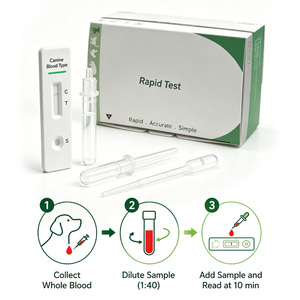 Kit de Detección Rápida de Tipo Sanguíneo Canino en Sangre Completa de Alta Precisión Prueba de Tipo Sanguíneo Canino de Alta Eficiencia, 5-10 Minutos, Tipos A, B, AB - Product Image 4