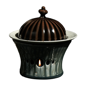 Tazón de Sopa de Porcelana Cerámica con Tapa, Resistente al Calor y Apto para Lavavajillas, 7 Pulgadas de Diámetro - Product Image 1