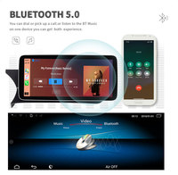 Écran multimédia de voiture sans fil CarPlay Android 15 de 12,3 pouces pour Mercedes C200 C180 W204 W205 avec GPS DSP RGB OBD2 WIFI 4G