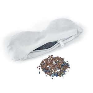 शहतूत रेशम Aromatherapy माइक्रोवेव भारित आँख का मुखौटा लैवेंडर और सूखी आंखों के लिए Flaxseed आंख तकिया योग - Product Image 5