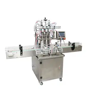 Straight Line Automatic Shampoo Dish Washing Filling Machine Servo Cosmetics Lotion Liquid High Speed Filling Machine