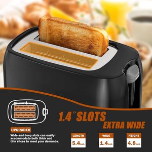 Tostadora de Pan Inteligente de 2 Rebanadas, Automática, Eléctrica, de Plástico, para el Hogar, Marca Premium RAF - Product Image 3