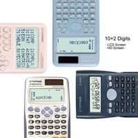 Calculatrice scientifique CTIFREE avec logo personnalisé, FX 991ES-Plus, capacités graphiques, construction en plastique durable