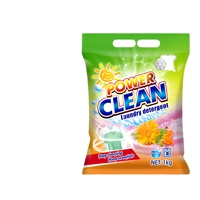 Nouveau Détergent à Lessive Économique 1kg Parfum Naturel Élimine les Odeurs des Vêtements Poudre de Lavage Anti-Jaunissement