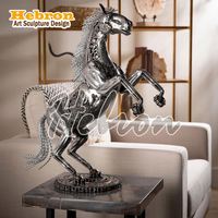Ornements de luxe en métal pour meuble TV, thème astronaute créatif, pour cadeaux de pendaison de crémaillère et de nouvelle résidence, pour le salon