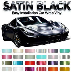 <span class=keywords><strong>Vinilo</strong></span> Autoadhesivo Negro Satinado para Automóviles, Fácil de Instalar, con Liberación de Aire, Película Automotriz de <span class=keywords><strong>Fibra</strong></span> de <span class=keywords><strong>Carbono</strong></span> <span class=keywords><strong>3M</strong></span>, Película para Cambio de Color de Automóviles, PET - Product Image 1