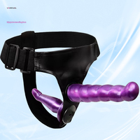 New Design Wearable Strap on Dildo Harness Kit für Frauen Enthält realistischen Silikon dildo und verstellbaren Unterwäsche dildo