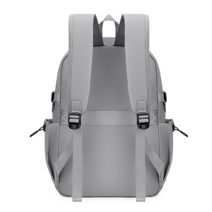 Men's <b>Backpack</b> Large Capacity Multi-Functional <b>Waterproof</b> Travel Business Commuter Bag With Detachable Strap Gray And Black - Product Image 3