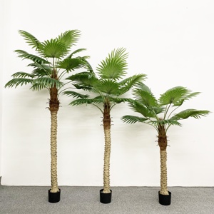 Trong Kho Bán Buôn Thiết Kế Mới Trong Nhà Trang Trí Nội Thất Bất Cảm Ứng 1M 2M Nhựa Nhân Tạo Giả Cây Cọ Dừa - Product Image 3