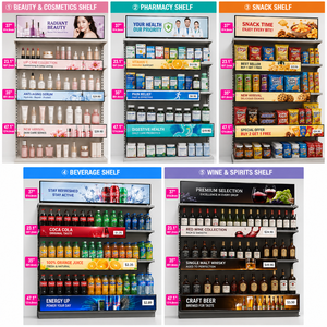 Stretched <b>Bar</b> LCD Display Android OS WiFi 1-Year Warranty-<b>Shelf</b> Advertising Screen for Retail Supermarket Digital Signage CD231F - Product Image 5