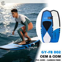 Planche de kitesurf hydrofoil 112 cm en carbone, profil mince, position de la foil réglable, coussin EVA, options de taille personnalisées