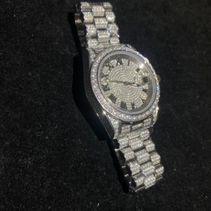 Orologio da <span class=keywords><strong>Uomo</strong></span> YSS Jewelry Placcato Oro 18k, Stile Hip Hop con Diamanti CZ, in Acciaio Inossidabile - Product Image 3