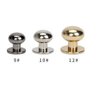 11Mm Núm Vú Móng Tay Kim Loại Đinh Tán Đinh Tán Thép Không Gỉ Núm Vú Đinh Tán Vít Cho Túi Da Vành Đai Túi Xách - Product Image 3