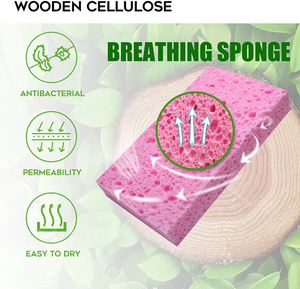 Nhà Máy Outlet nóng bán thân thiện với môi thiết kế dễ thương hấp thụ cao sạch miếng bọt biển cho nhà bếp sử dụng <span class=keywords><strong>2025</strong></span> ý tưởng sản phẩm mới - Product Image 6