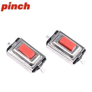 Interruptor táctil de presión de 2 pines, 3x4, 3x6, 4x4, 6x6 mm, interruptor de membrana de montaje en superficie de presión lateral - Product Image 2