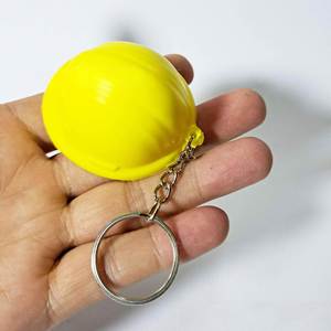 Oferta Especial: Llaveros Antiestrés Personalizados Baratos con Forma de Casco de Seguridad, Llaveros de Casco de Seguridad, Juguete Antiestrés - Product Image 3