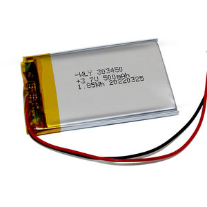 Power bank nirkabel keyboard mata kucing pintar luminer baterai Lithium 3.7V 303450 500mAh baterai Lipo - Product Image 2